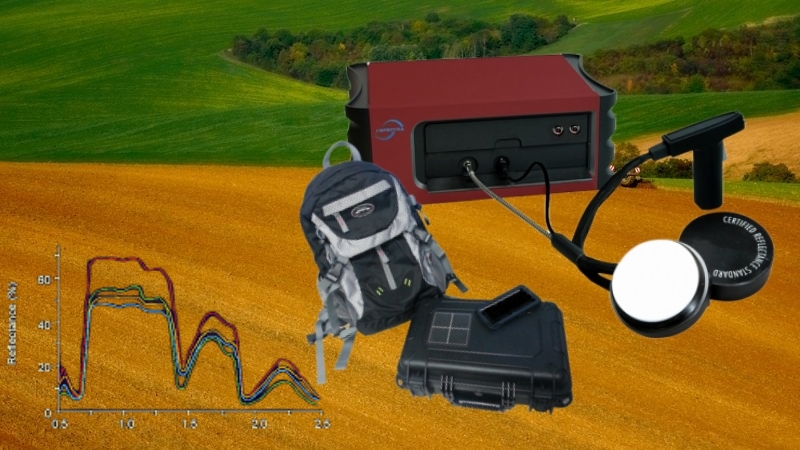 ispectral field spectrometer便携式地物光谱仪用于农业遥感